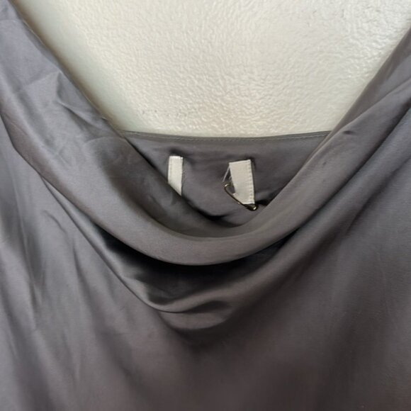 Aritzia Wilfred Only Ruched Satin Slip Dress with Adjustable Length - Picture 6 of 12